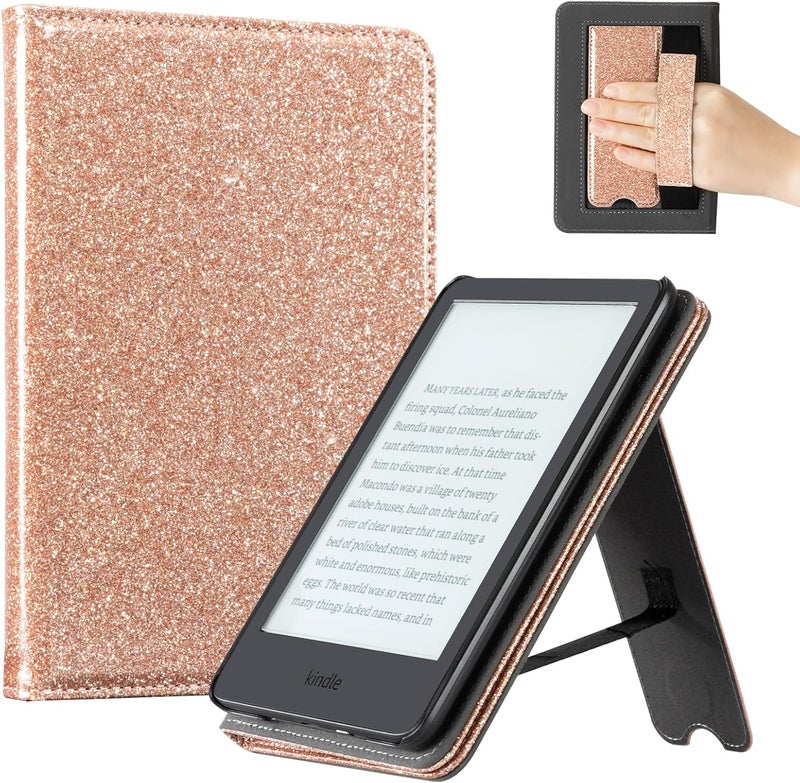 CoBak Case for 6" Tablet Cases (2024 & 2022, 11th Gen) - PU Leather Smart Cover with Auto Sleep/Wake & Hand Strap, Premium Protective Case for Tablet Case - Image 1
